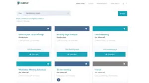 This image is displaying the event types managed on the platform