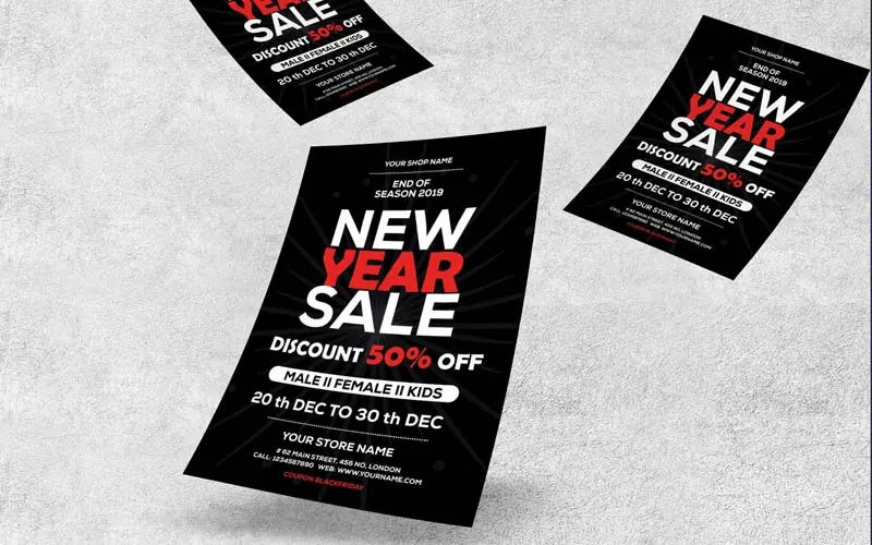 Editable Corporate Flyer Company stationery bundle preview (10)