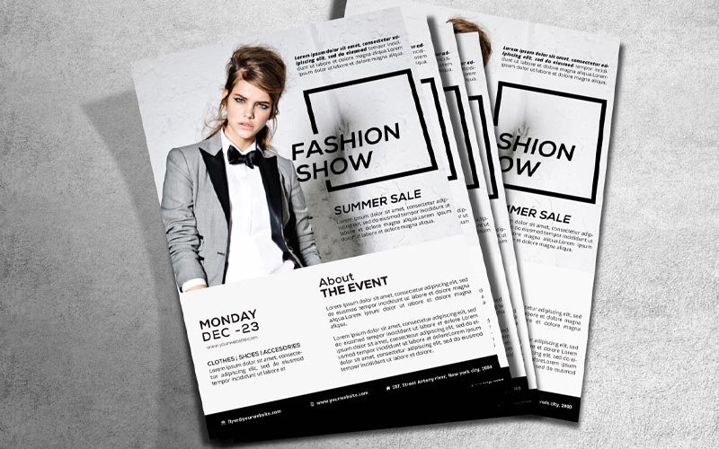 Versatile bundle of stationery templates, with a focus on professional company flyer designs