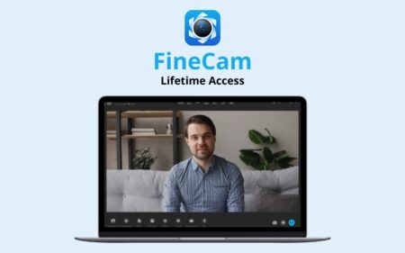 feature Image of FineCam AI powered virtual camera.