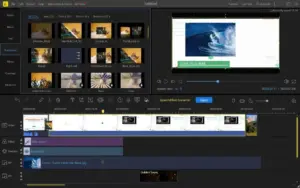 Image of BeeCut video editor's transition option.