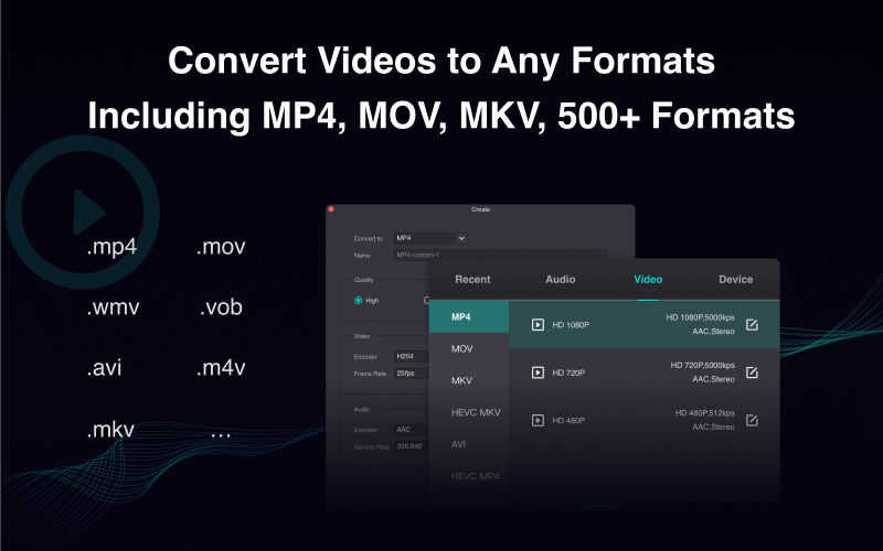 filmage converter multiple format conversion option