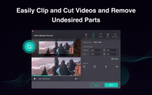 Preview of filmage converter clipping and cutting videos feature - media converter for mac
