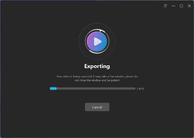 Video Exportation in FineCam.
