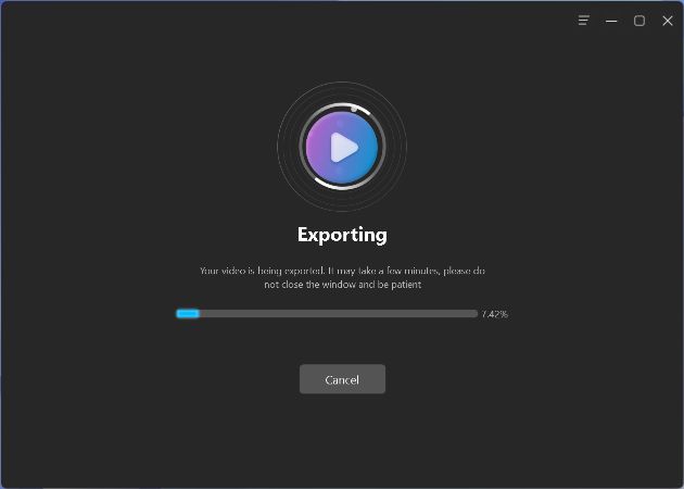 Video Exportation in FineCam -virtual cam for windows