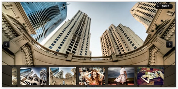 FullScreen Image Scroller Gallery Horizontal Preview