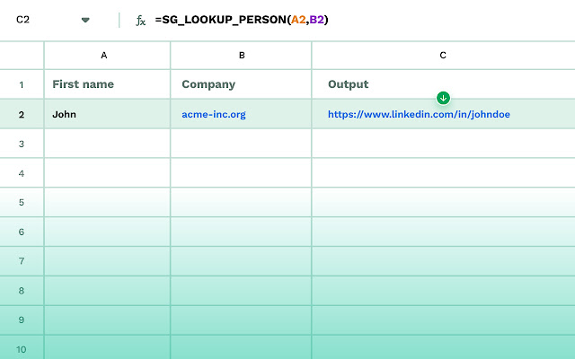 Company details from public sources