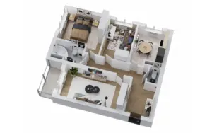 Floor design software - create 3d floor plan