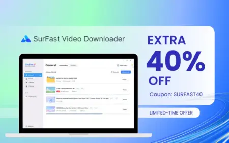 Surfast Video Downloader Flash Sale Banner