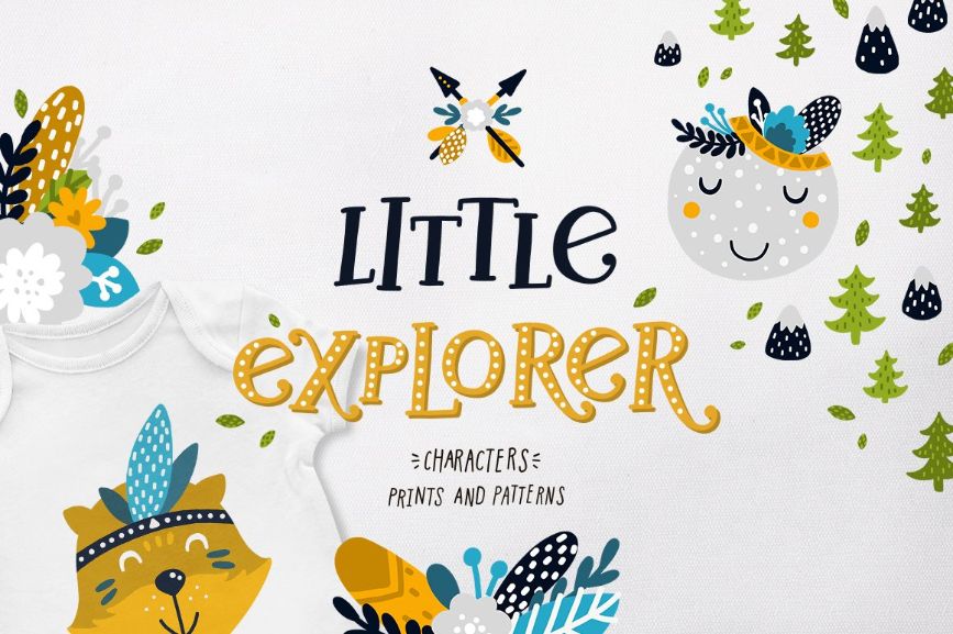 Little explorer illustration