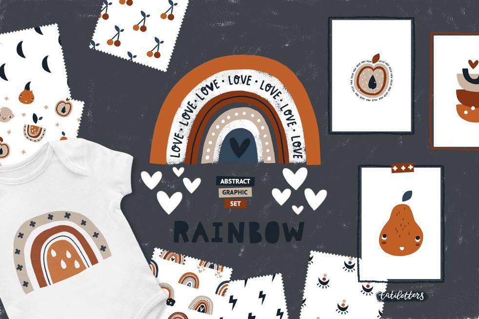 Rainbow illustrations