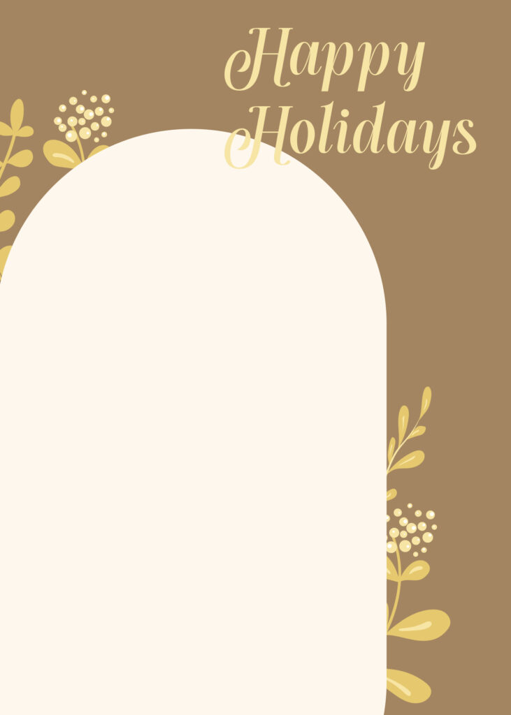 Aesthetic Holiday Photo cards