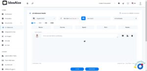 AI voiceover feature of ideaAize