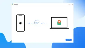 This image displays easy synchronisation feature of Mobigo - phone location spoofer
