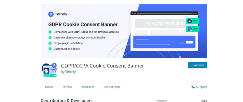 Termly GDPR Cookie Consent Feature image