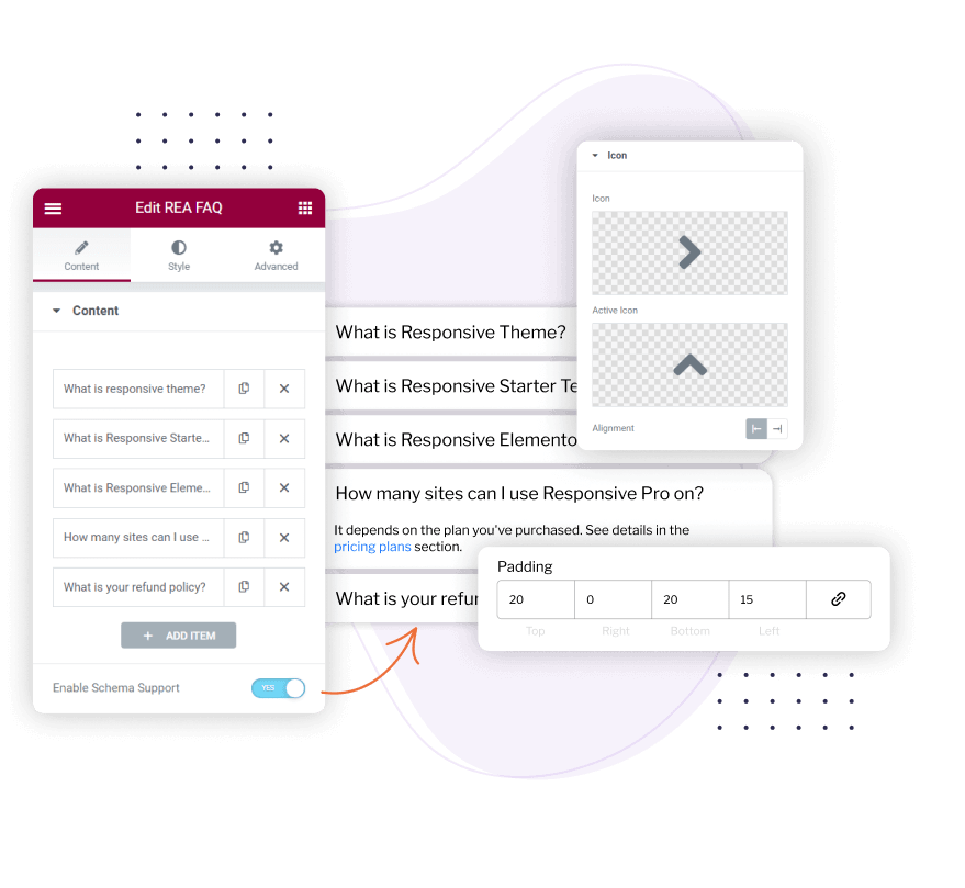 Toggle On Off widgets in responsive elementor pro