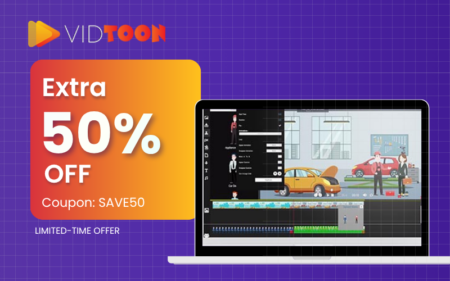Vidtoon Flash Sale Banner