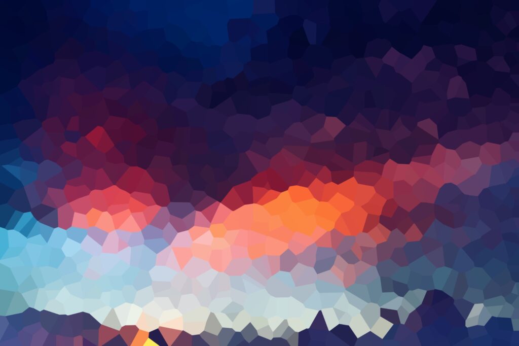 Multicolor geometric backgrounds image