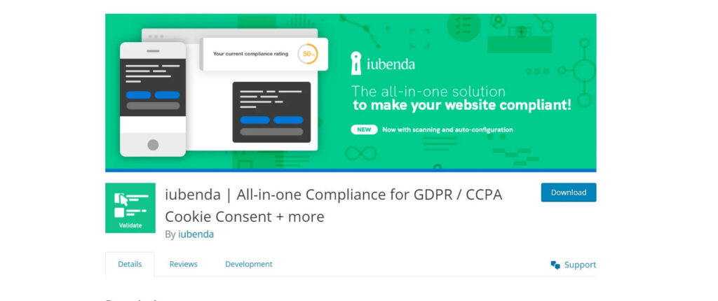 iubenda GDPR/CCPA Cookie Consent Feature image