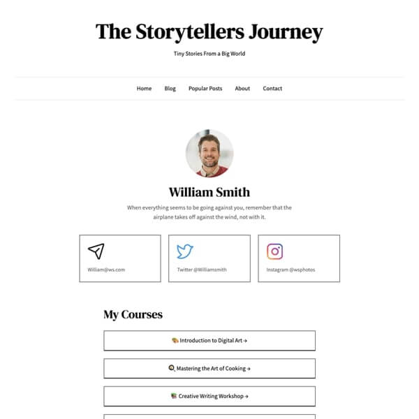 Minimalistix block wordpress theme