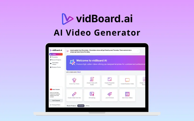 vidBoard AI AI Video Generator Feature Image
