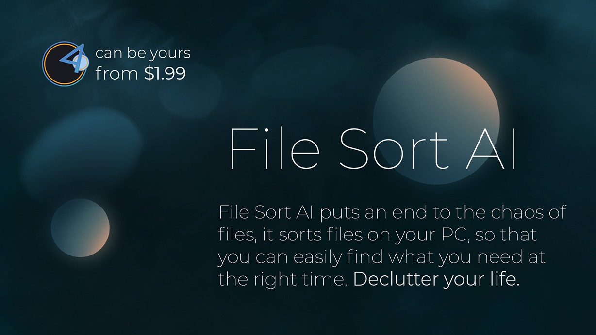 File Sort AI to declutter your windows PC