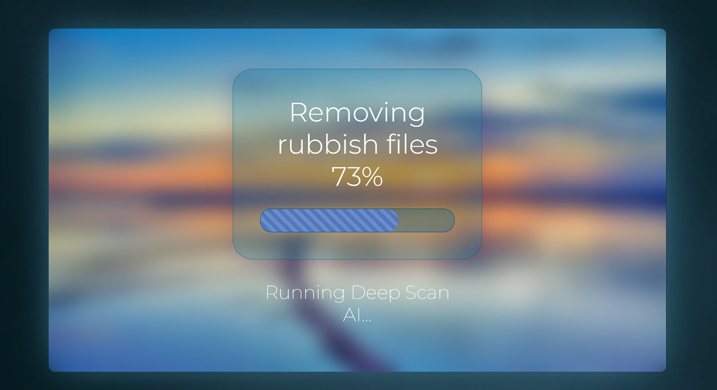 Deep scan to remove rubbish files