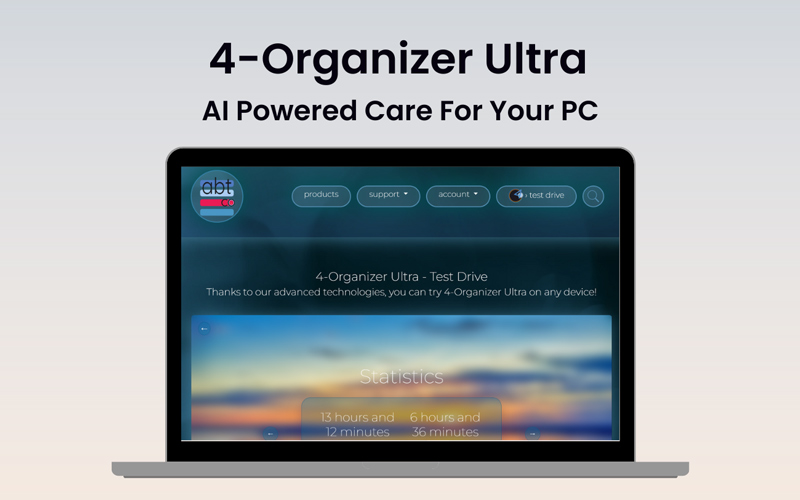 4-Organizer Ultra - AI Powered Care For Your PC | Lifetime Plan - 2 Devices
