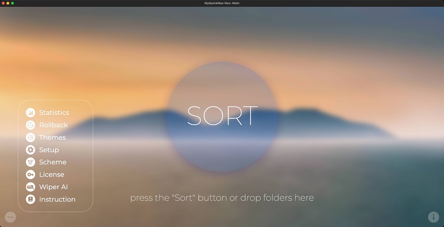 MyQuickMac Neo UI