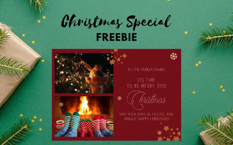 Christmas Special Freebie Photocard, Flyer & Greetings Feature Image