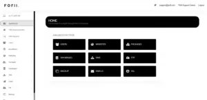 Supersonic secure web hosting - web hosting platform dashboard preview