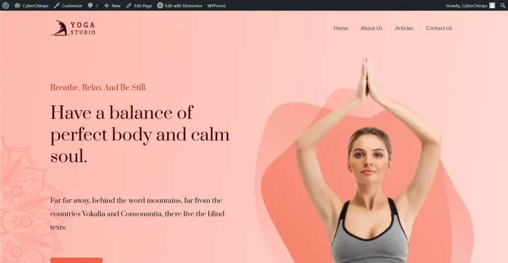 Responsive starter template