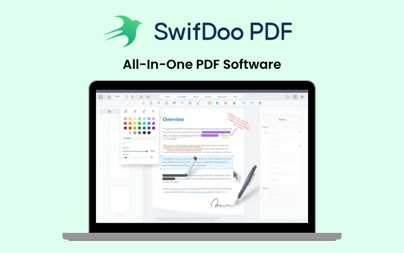 Feature image of SwifDoo - All-in-one PDF Software