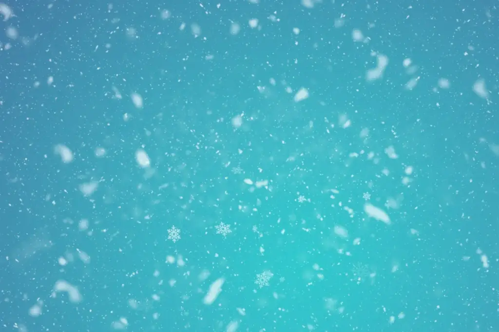 Turquoise colored winter background with snow fall effect from the winter backgrounds bundle