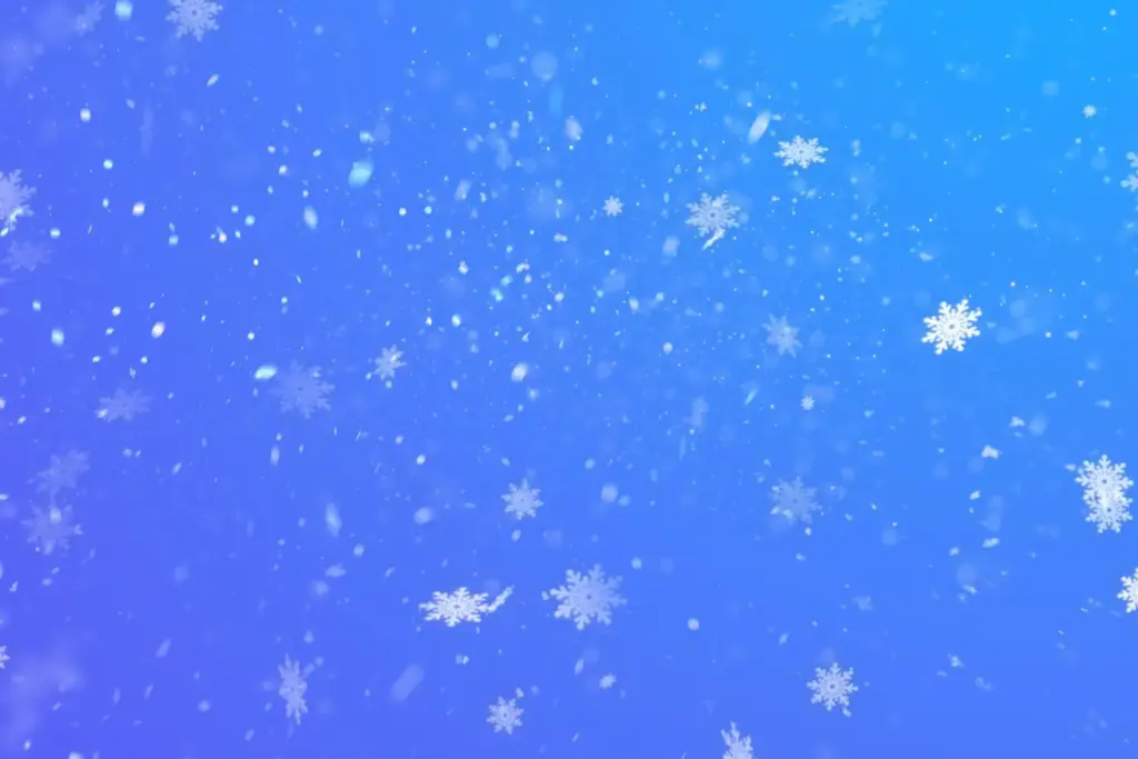 Light blue background with snow flake effects from the winter backgrounds bundle