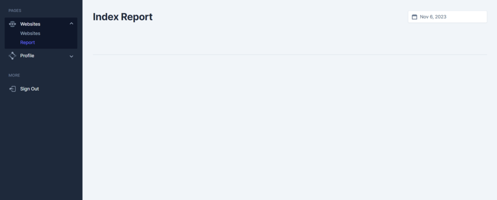 Index report preview