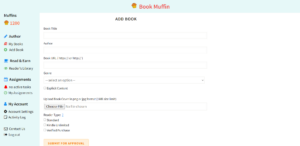Add book feature of bookmuffin user interface