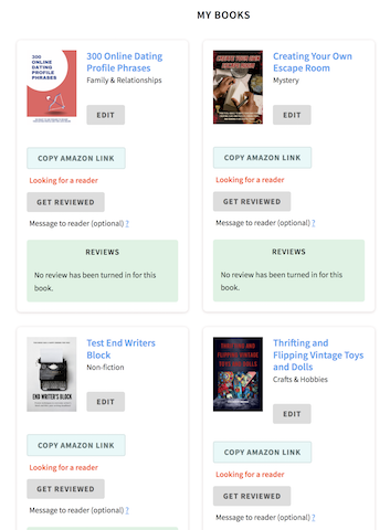 Get books reviewed in bookmuffin