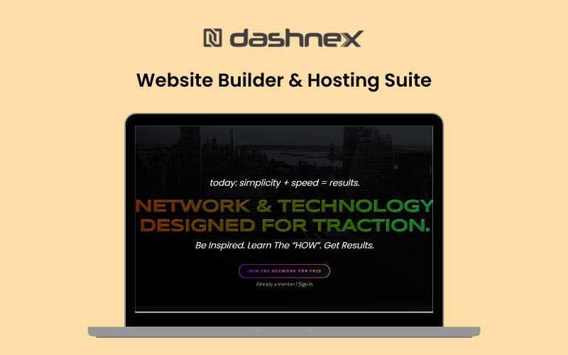 Feature image of DashNex - Website Builder and Hosting Suite