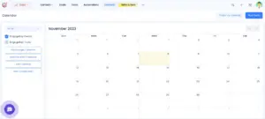 Calendar preview in Engagebay - Marketing CRM