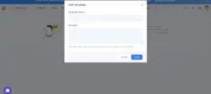 SMS templates preview