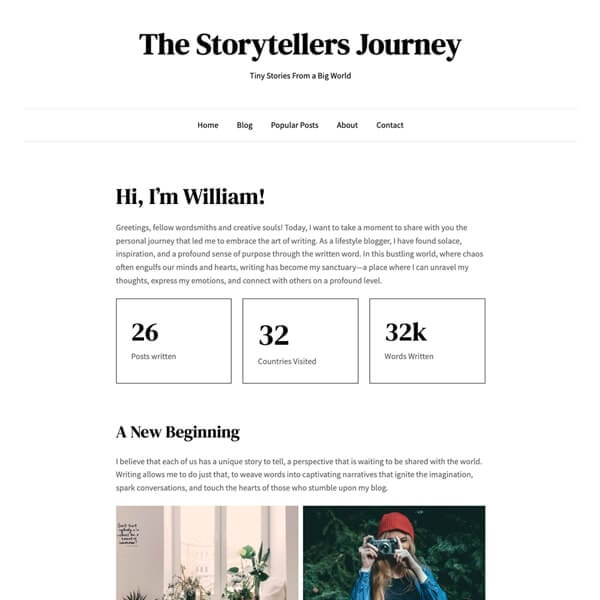 website creation templates