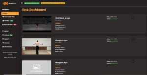 Motion capture tasks preview