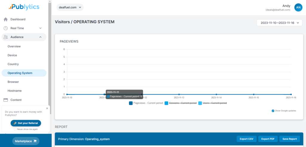 Operating system preview