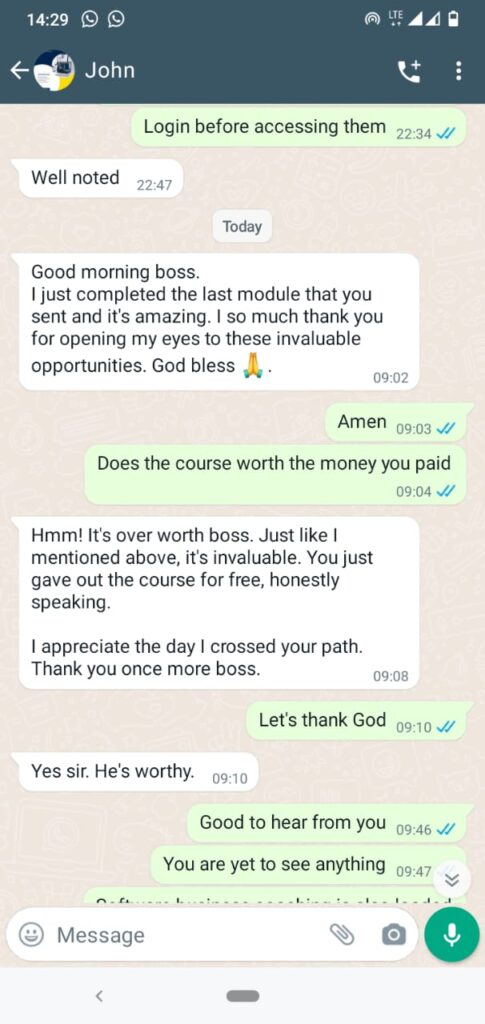 Testimonial Screenshots of customer reviews