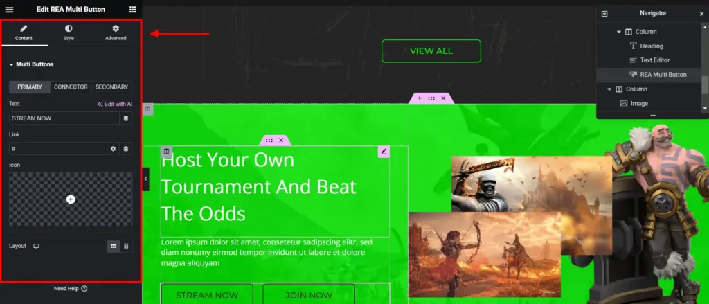 Build a landing page in WordPress showing templates from Responsive Starter Templates