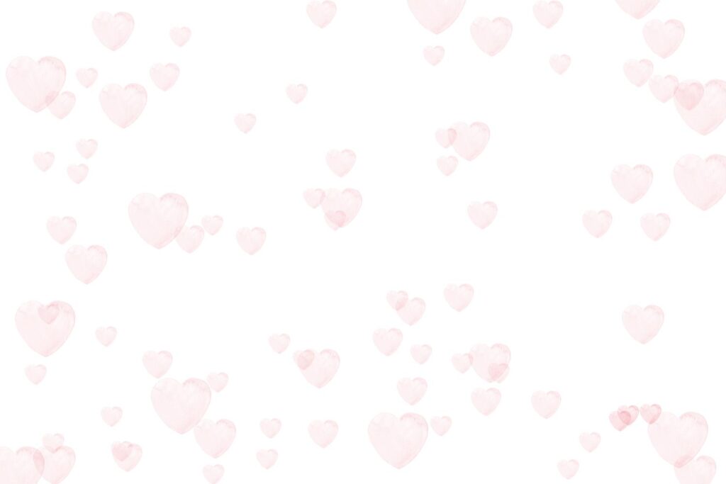 Light pink heart overlays in Valentines Text overlays Bundle