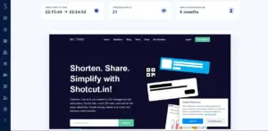 add your website in shotcut track and analyse data