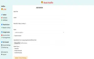 Add Book in BookMuffin