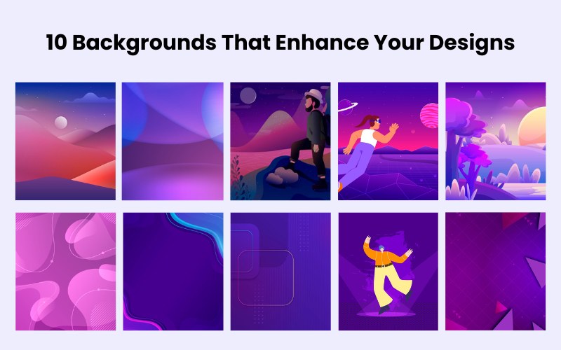 Feature Image for blog "10 Backgrounds that enhance Your designs"